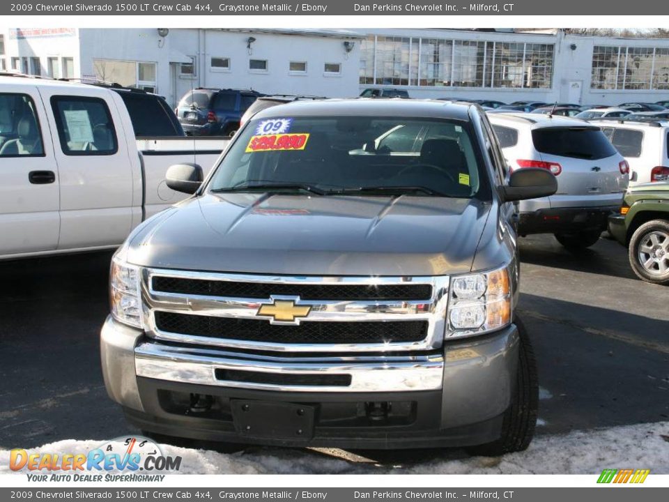 2009 Chevrolet Silverado 1500 LT Crew Cab 4x4 Graystone Metallic / Ebony Photo #2