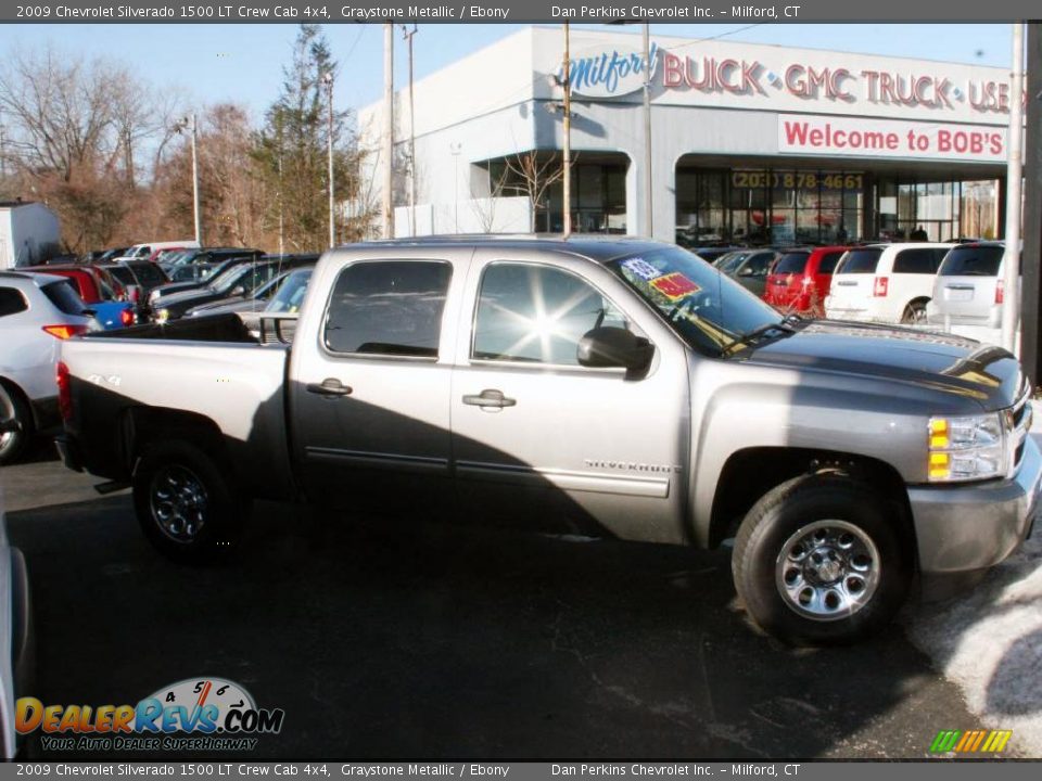 2009 Chevrolet Silverado 1500 LT Crew Cab 4x4 Graystone Metallic / Ebony Photo #4