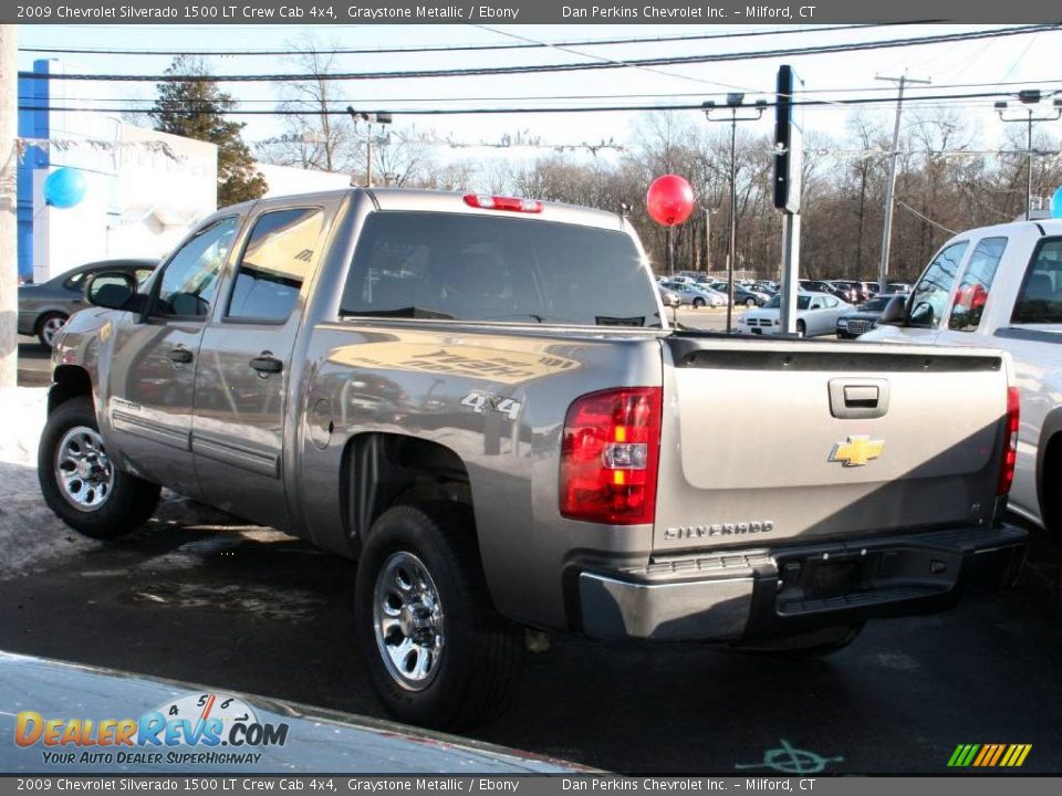 2009 Chevrolet Silverado 1500 LT Crew Cab 4x4 Graystone Metallic / Ebony Photo #7