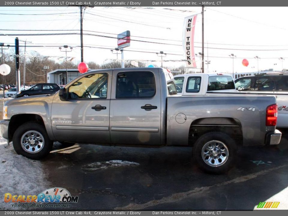 2009 Chevrolet Silverado 1500 LT Crew Cab 4x4 Graystone Metallic / Ebony Photo #8