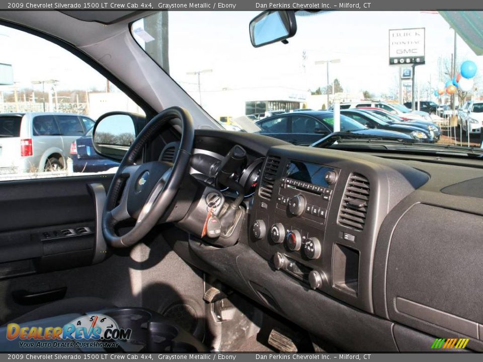 2009 Chevrolet Silverado 1500 LT Crew Cab 4x4 Graystone Metallic / Ebony Photo #10