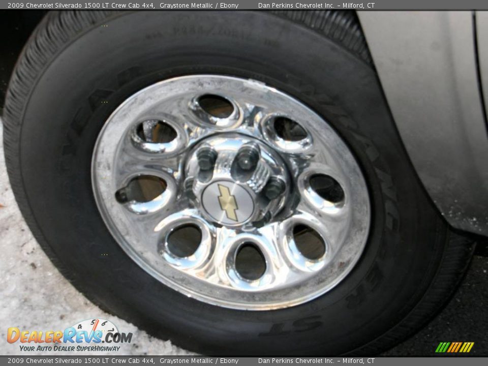 2009 Chevrolet Silverado 1500 LT Crew Cab 4x4 Graystone Metallic / Ebony Photo #12
