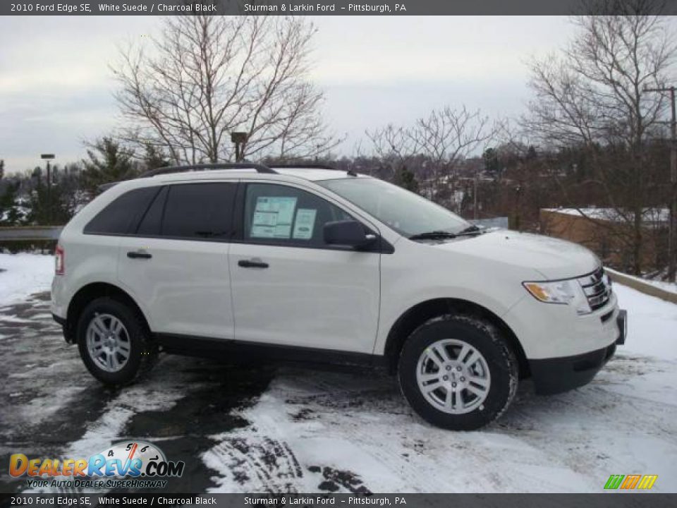 2010 Ford Edge SE White Suede / Charcoal Black Photo #1