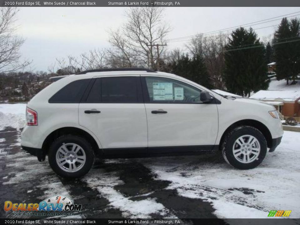 2010 Ford Edge SE White Suede / Charcoal Black Photo #2