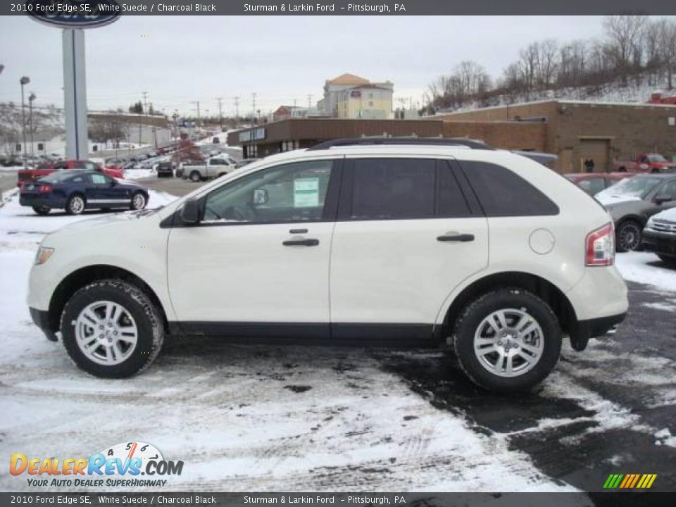 2010 Ford Edge SE White Suede / Charcoal Black Photo #6