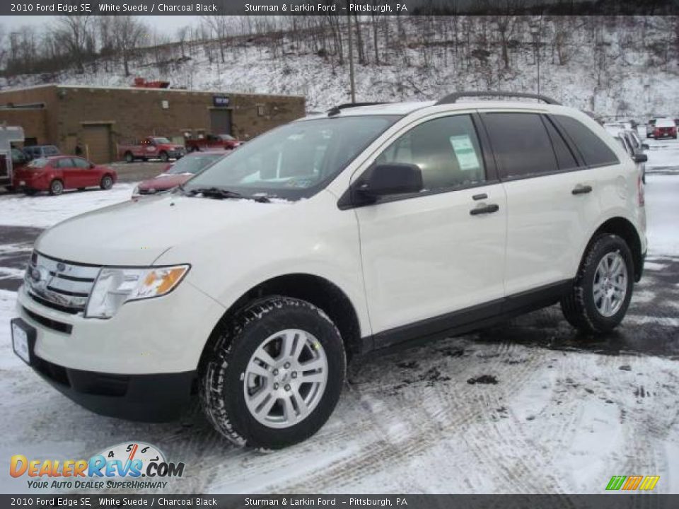 2010 Ford Edge SE White Suede / Charcoal Black Photo #7