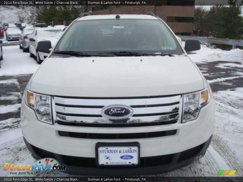 2010 Ford Edge SE White Suede / Charcoal Black Photo #8