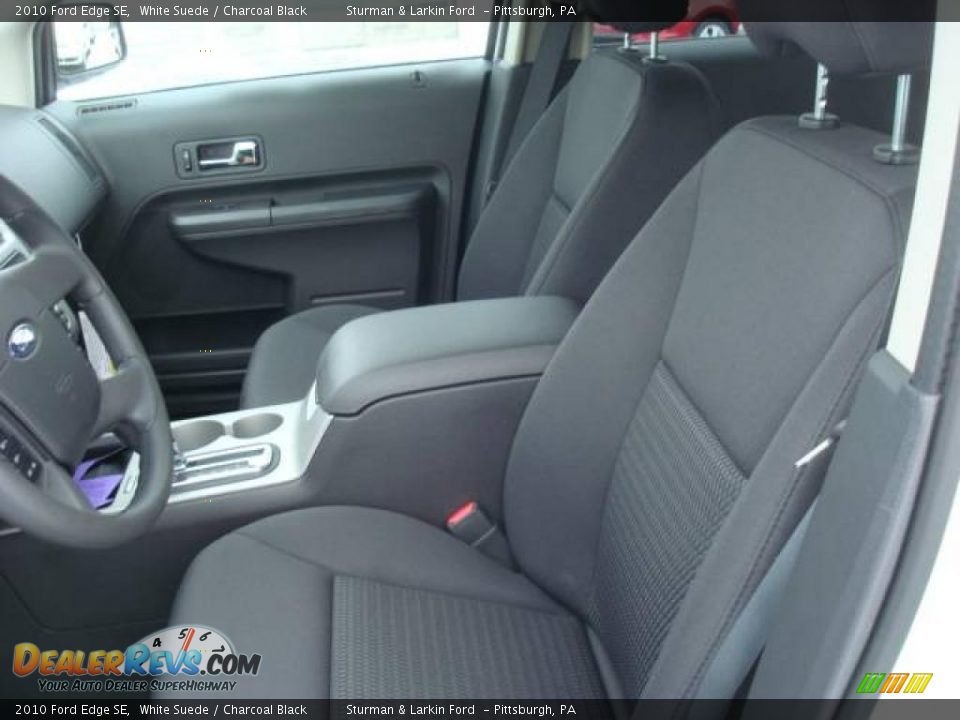 2010 Ford Edge SE White Suede / Charcoal Black Photo #10