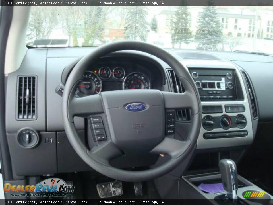 2010 Ford Edge SE White Suede / Charcoal Black Photo #12