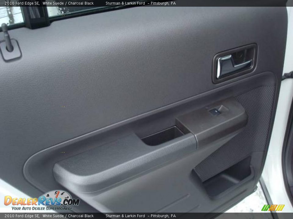 2010 Ford Edge SE White Suede / Charcoal Black Photo #13