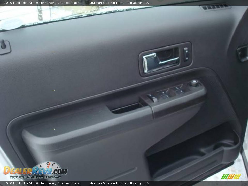 2010 Ford Edge SE White Suede / Charcoal Black Photo #14