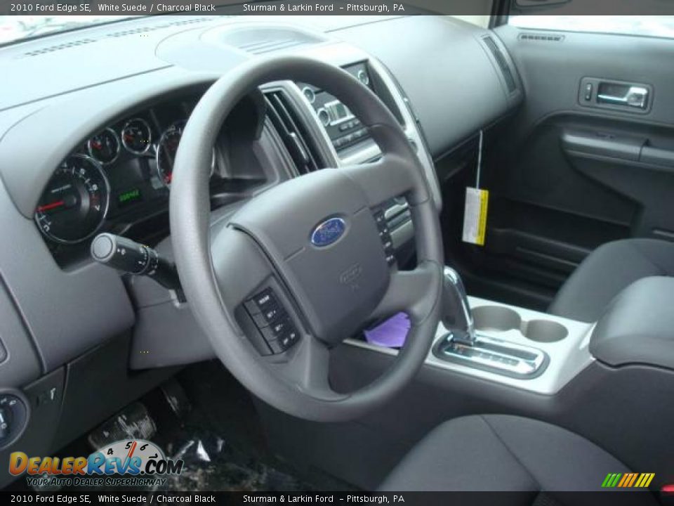 2010 Ford Edge SE White Suede / Charcoal Black Photo #16