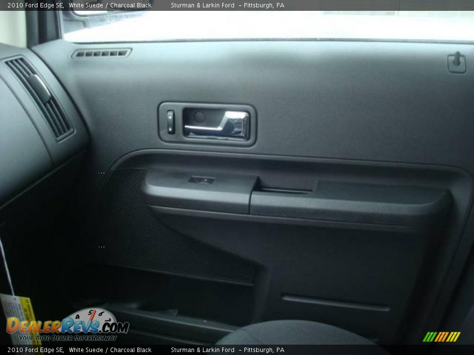 2010 Ford Edge SE White Suede / Charcoal Black Photo #17