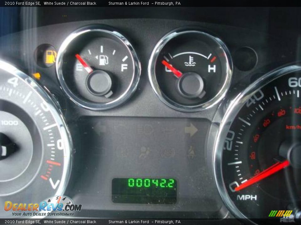 2010 Ford Edge SE White Suede / Charcoal Black Photo #20