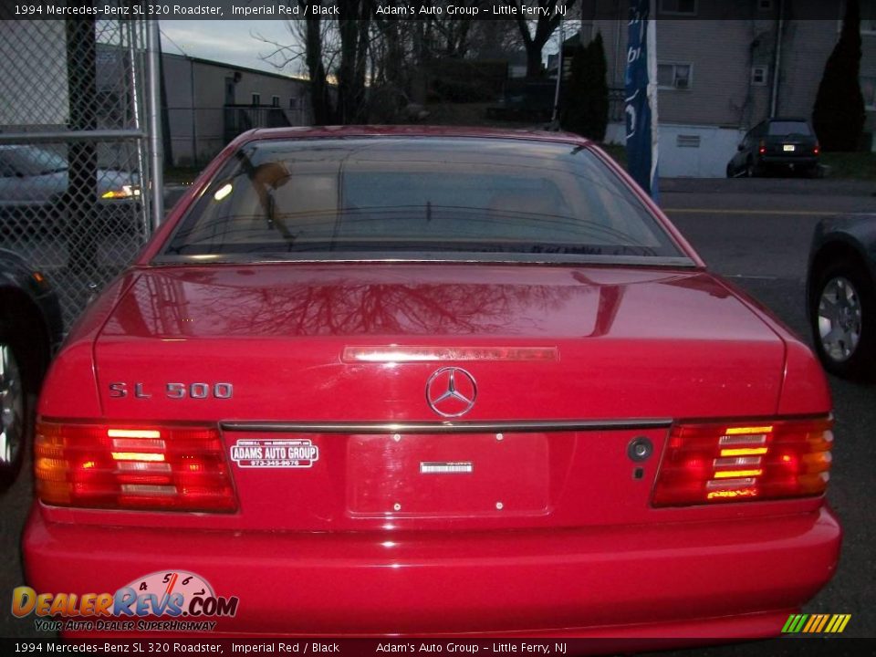 1994 Mercedes-Benz SL 320 Roadster Imperial Red / Black Photo #5