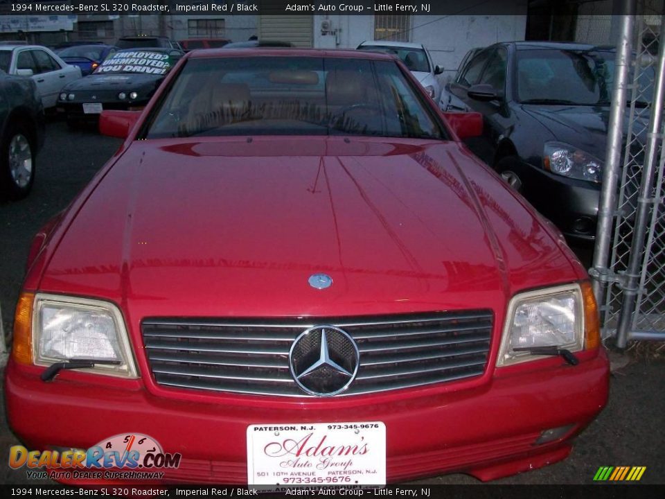 1994 Mercedes-Benz SL 320 Roadster Imperial Red / Black Photo #6