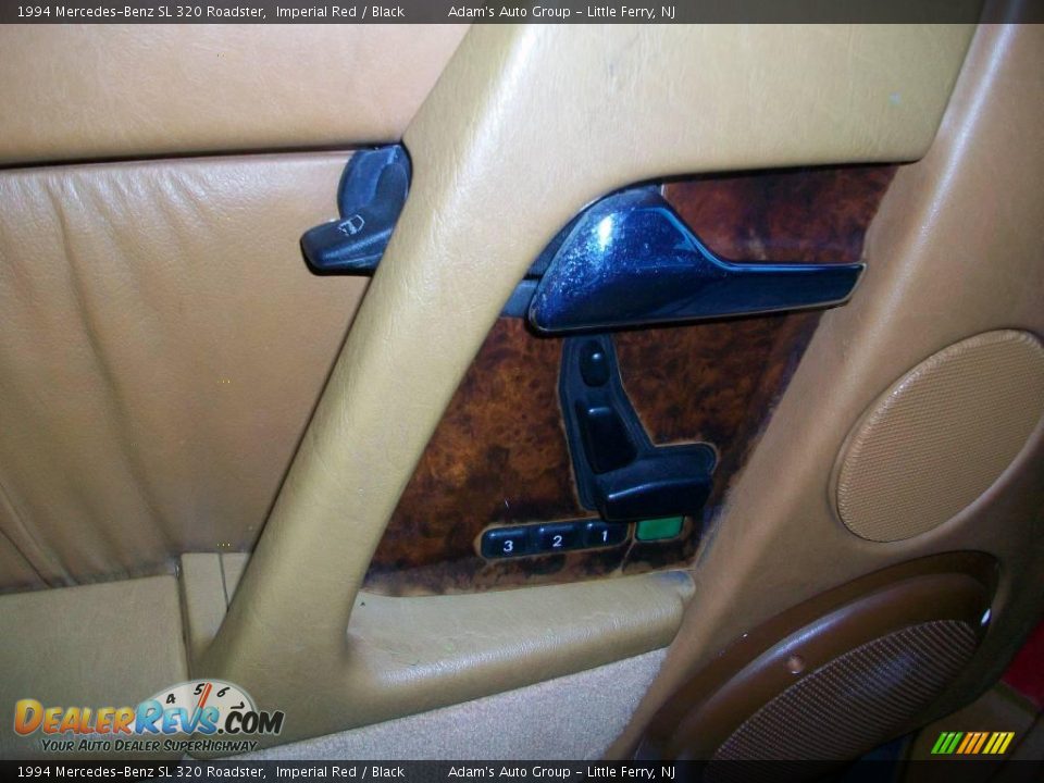 1994 Mercedes-Benz SL 320 Roadster Imperial Red / Black Photo #7
