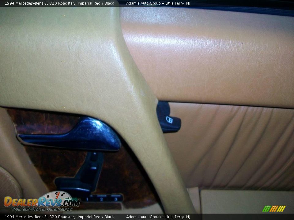 1994 Mercedes-Benz SL 320 Roadster Imperial Red / Black Photo #9