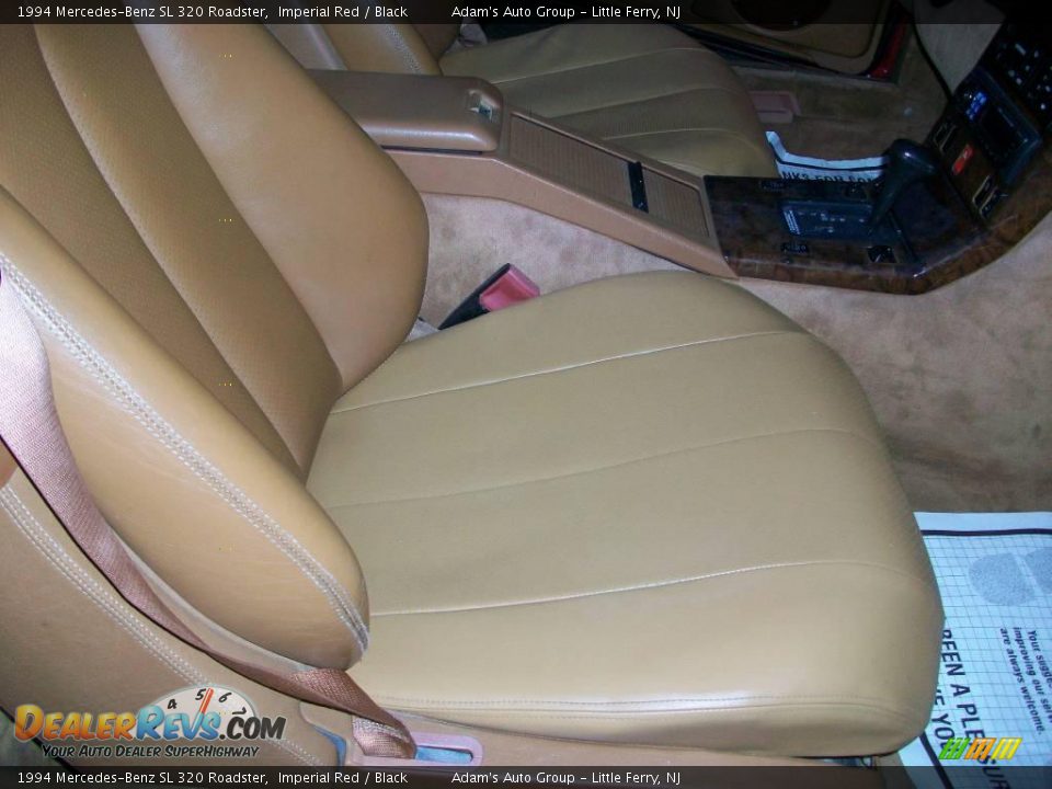 1994 Mercedes-Benz SL 320 Roadster Imperial Red / Black Photo #10