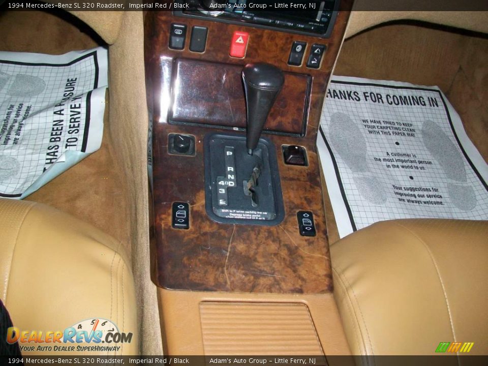 1994 Mercedes-Benz SL 320 Roadster Imperial Red / Black Photo #16