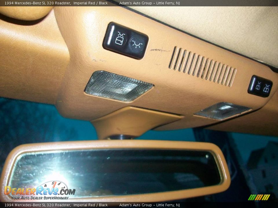 1994 Mercedes-Benz SL 320 Roadster Imperial Red / Black Photo #17