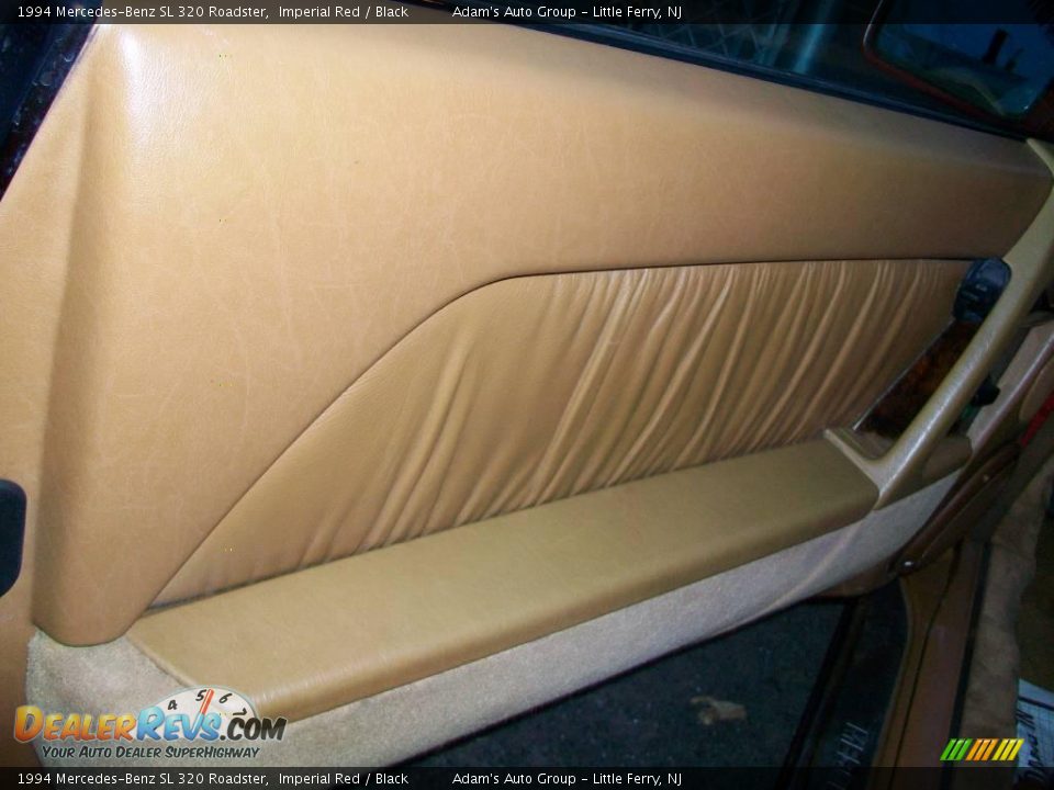 1994 Mercedes-Benz SL 320 Roadster Imperial Red / Black Photo #18