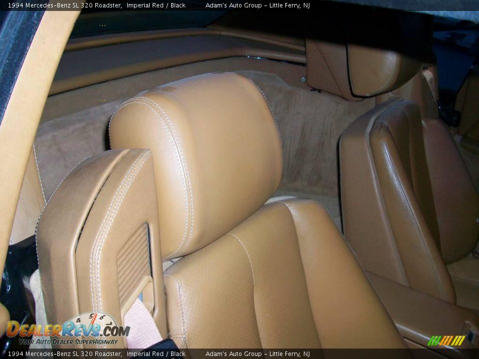 1994 Mercedes-Benz SL 320 Roadster Imperial Red / Black Photo #21