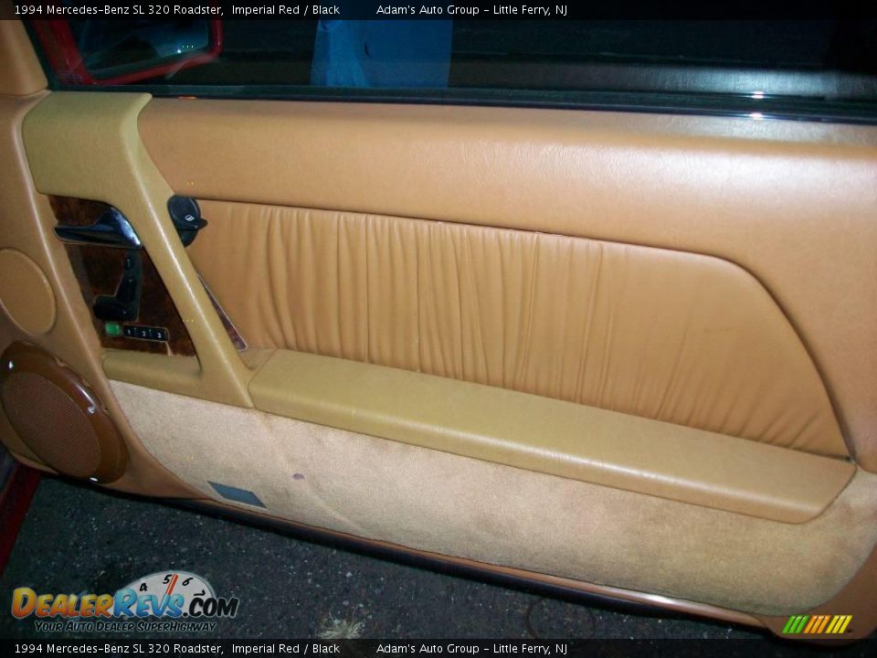 1994 Mercedes-Benz SL 320 Roadster Imperial Red / Black Photo #24