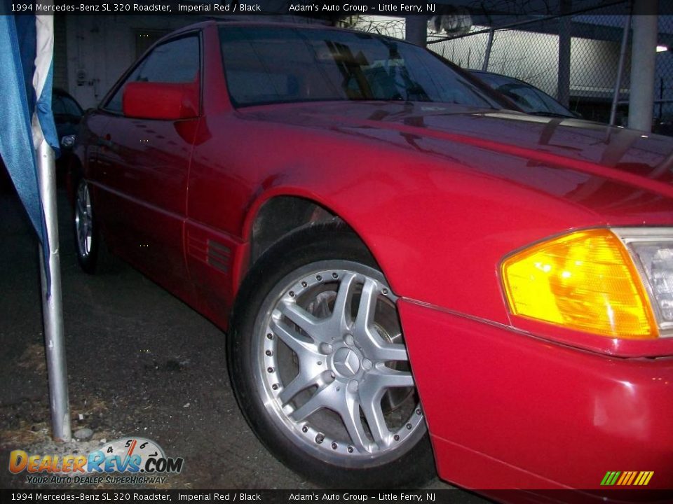 1994 Mercedes-Benz SL 320 Roadster Imperial Red / Black Photo #26