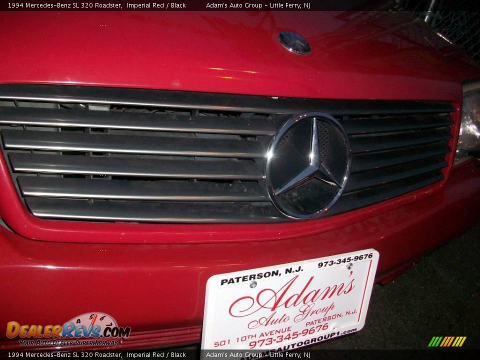 1994 Mercedes-Benz SL 320 Roadster Imperial Red / Black Photo #28