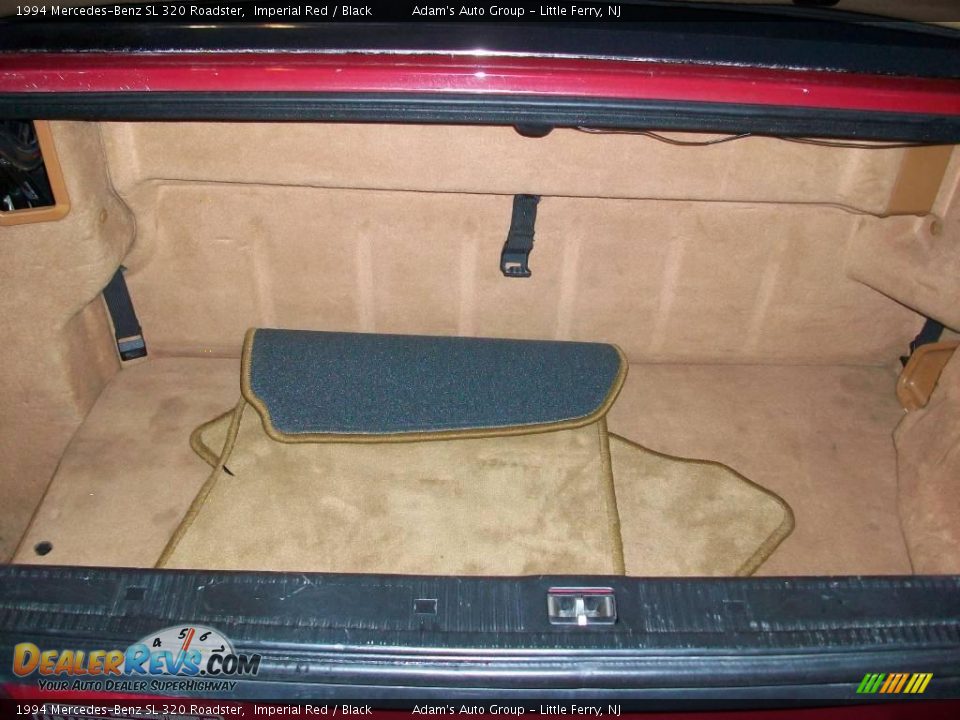 1994 Mercedes-Benz SL 320 Roadster Imperial Red / Black Photo #29