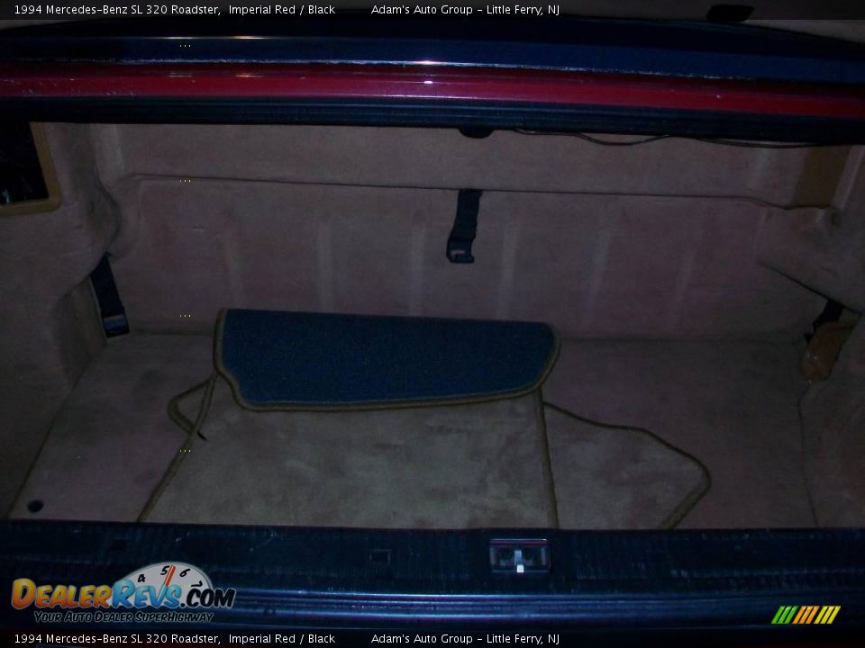 1994 Mercedes-Benz SL 320 Roadster Imperial Red / Black Photo #30