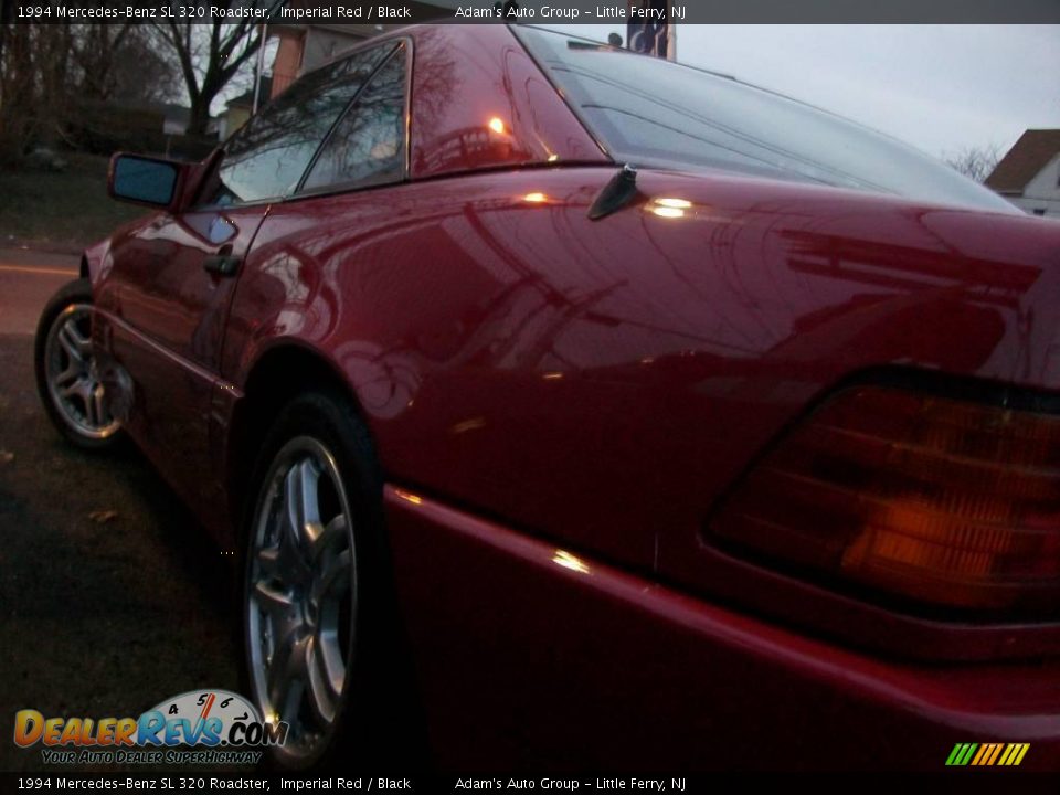 1994 Mercedes-Benz SL 320 Roadster Imperial Red / Black Photo #31
