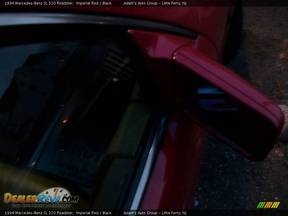 1994 Mercedes-Benz SL 320 Roadster Imperial Red / Black Photo #33