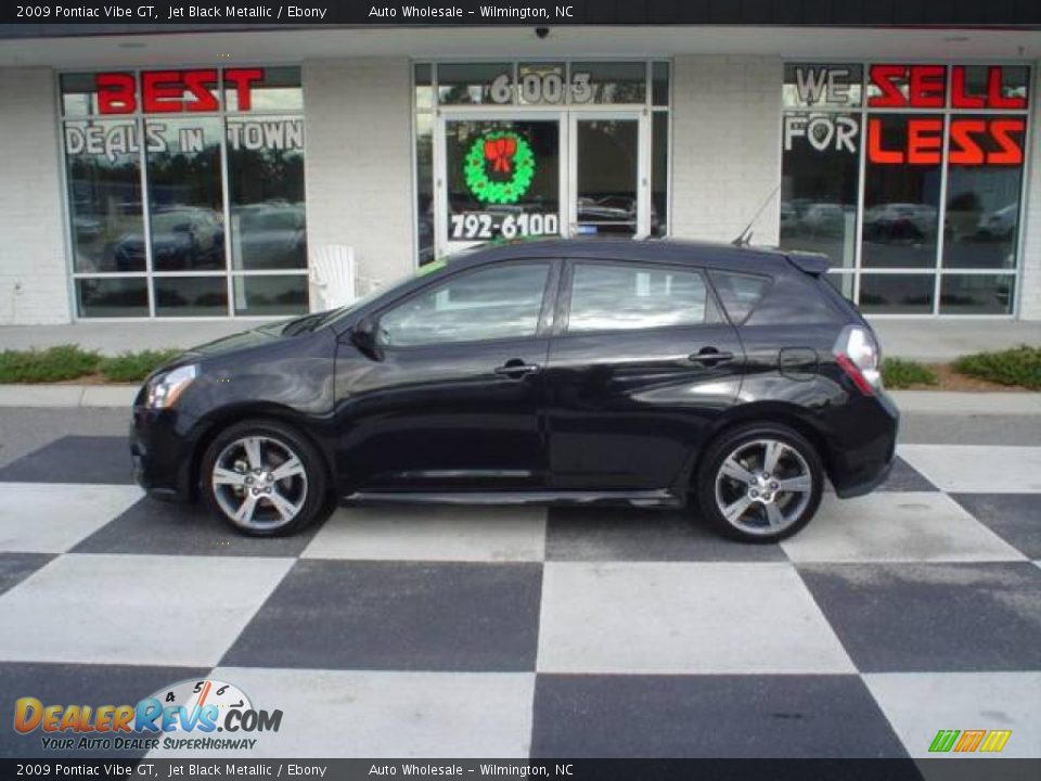 2009 Pontiac Vibe GT Jet Black Metallic / Ebony Photo #1