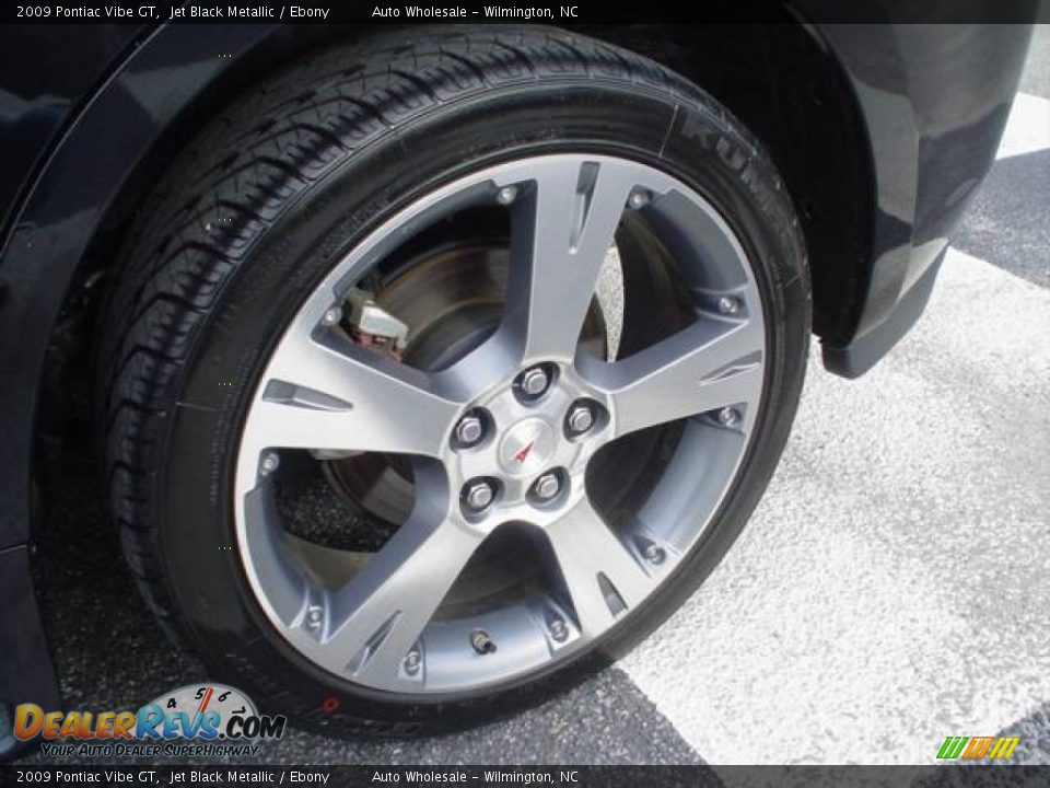 2009 Pontiac Vibe GT Jet Black Metallic / Ebony Photo #4