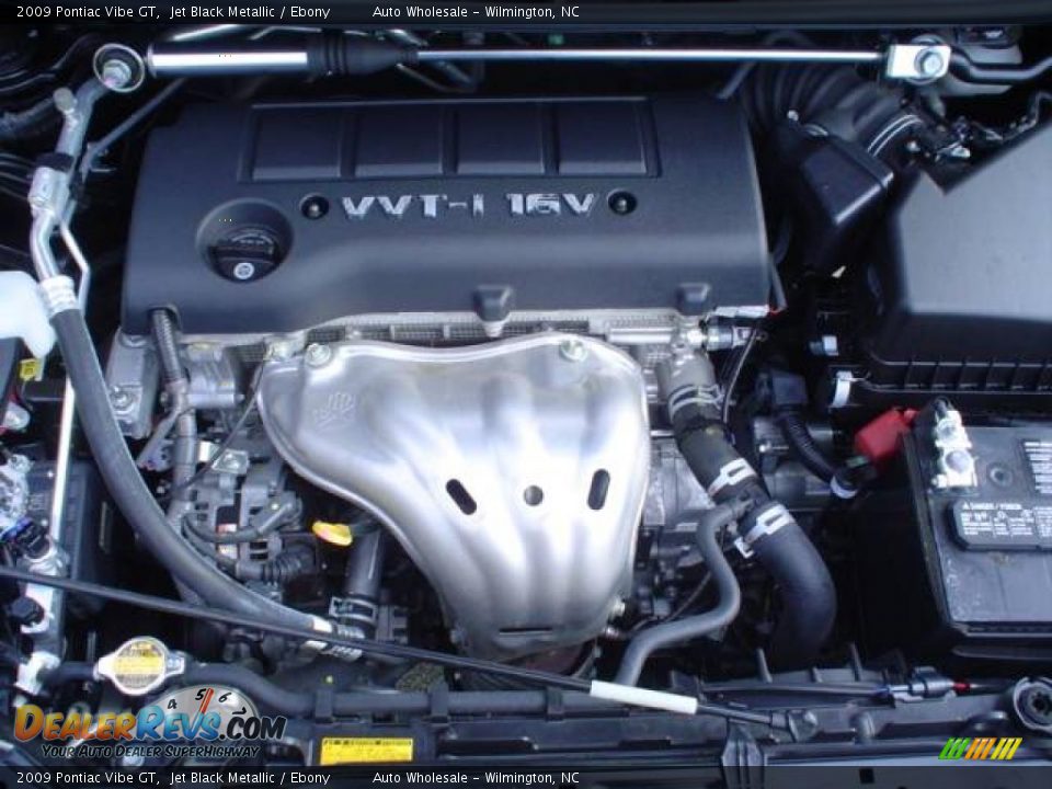 2009 Pontiac Vibe GT Jet Black Metallic / Ebony Photo #6
