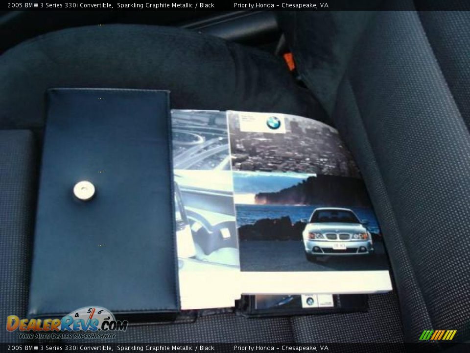 2005 BMW 3 Series 330i Convertible Sparkling Graphite Metallic / Black Photo #19
