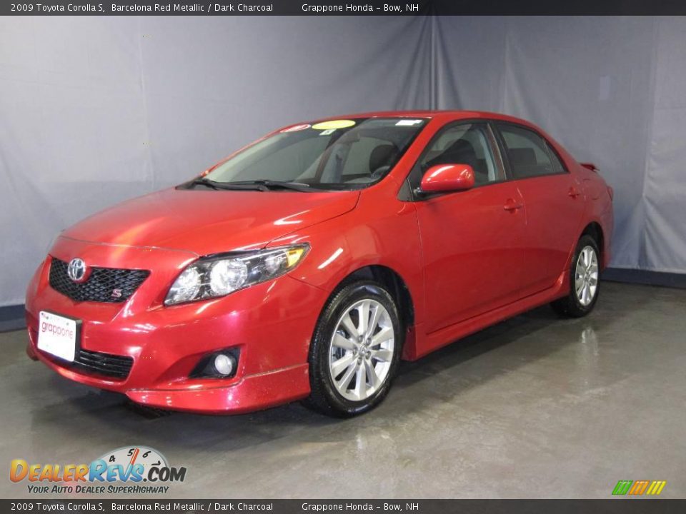 2009 Toyota Corolla S Barcelona Red Metallic / Dark Charcoal Photo #1