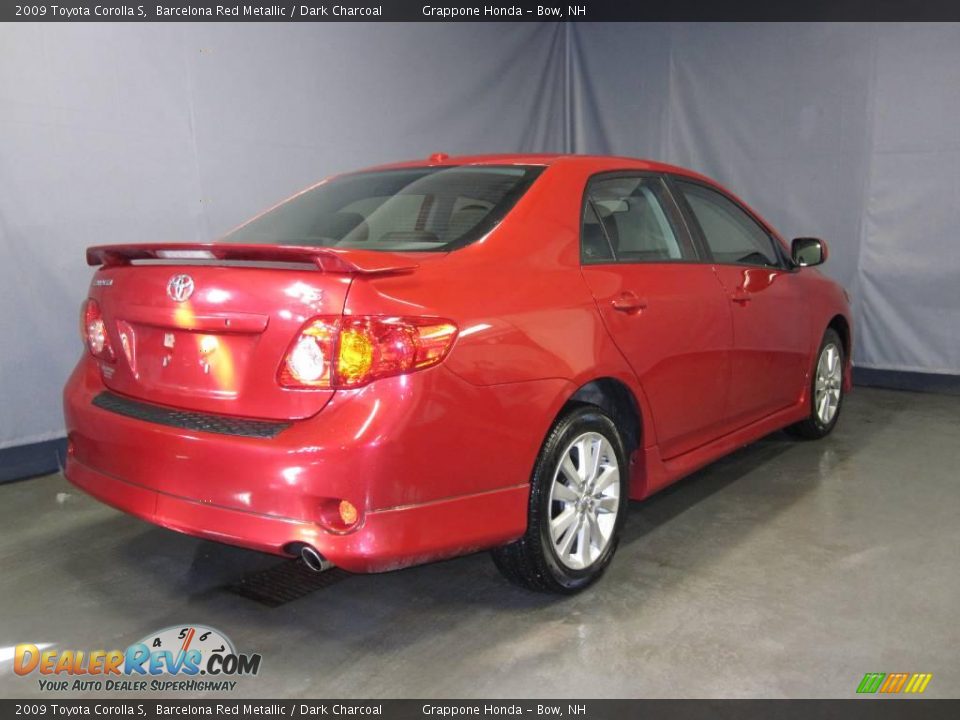 2009 Toyota Corolla S Barcelona Red Metallic / Dark Charcoal Photo #3