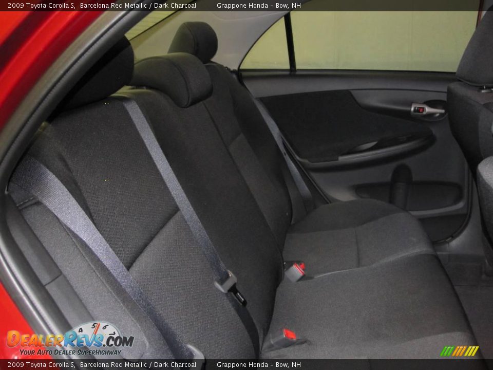 2009 Toyota Corolla S Barcelona Red Metallic / Dark Charcoal Photo #7