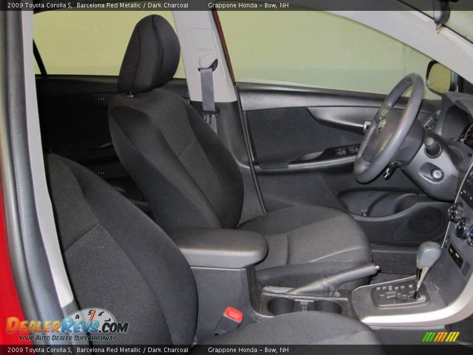 2009 Toyota Corolla S Barcelona Red Metallic / Dark Charcoal Photo #8