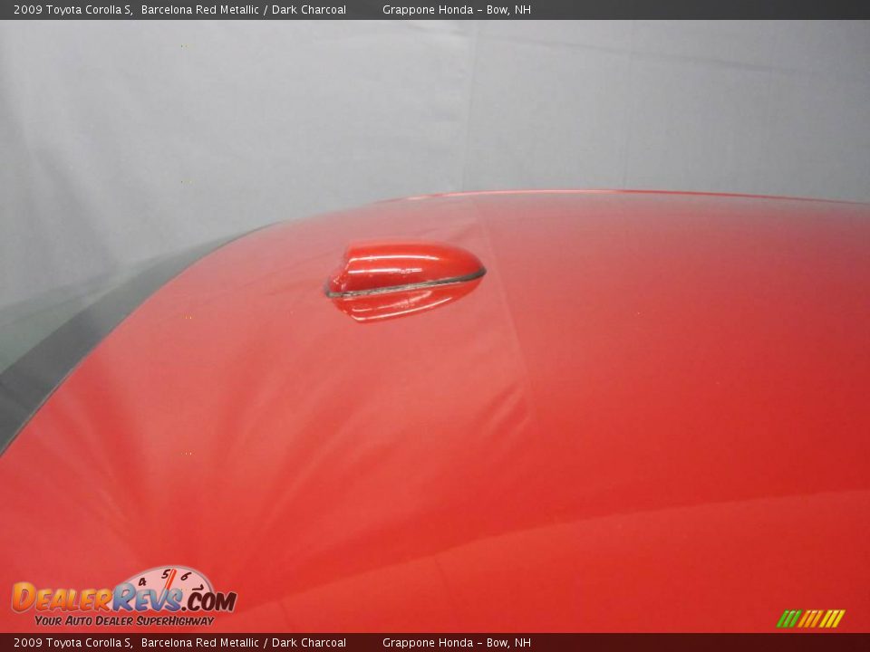 2009 Toyota Corolla S Barcelona Red Metallic / Dark Charcoal Photo #10