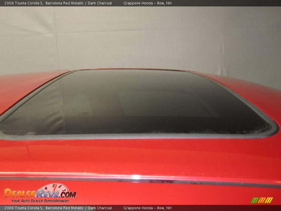 2009 Toyota Corolla S Barcelona Red Metallic / Dark Charcoal Photo #11