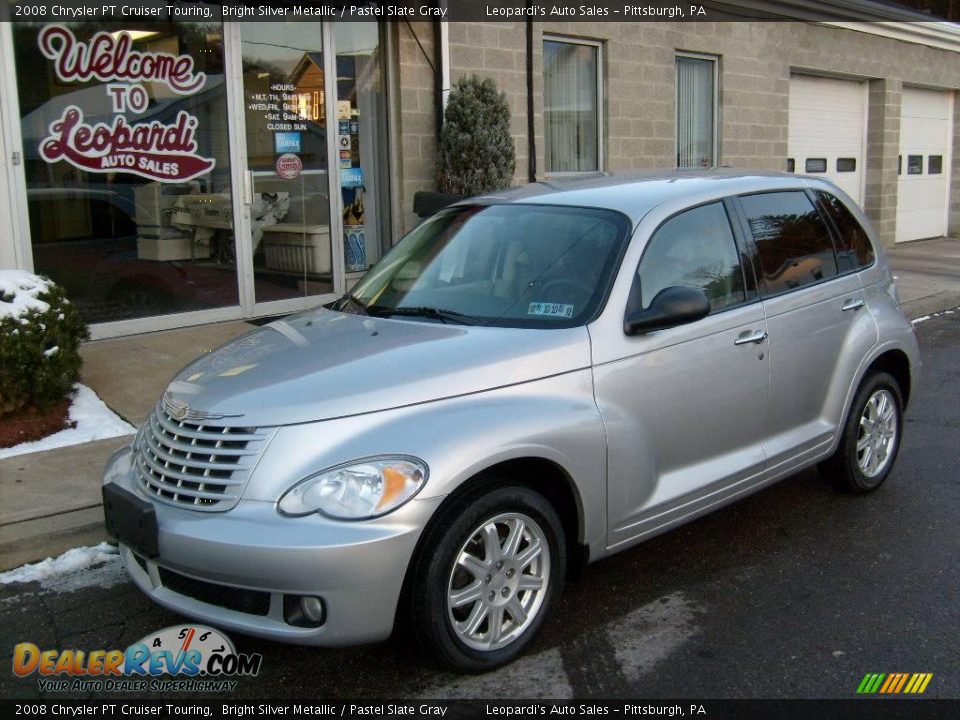 2008 Chrysler PT Cruiser Touring Bright Silver Metallic / Pastel Slate Gray Photo #1