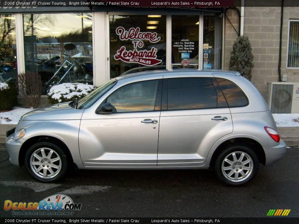 2008 Chrysler PT Cruiser Touring Bright Silver Metallic / Pastel Slate Gray Photo #2
