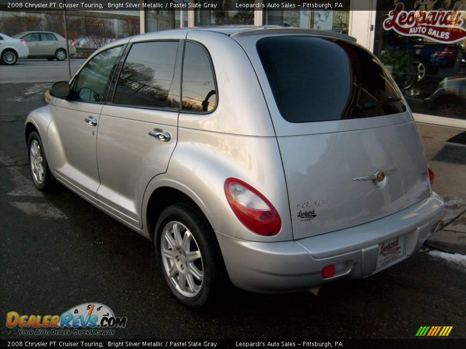 2008 Chrysler PT Cruiser Touring Bright Silver Metallic / Pastel Slate Gray Photo #3