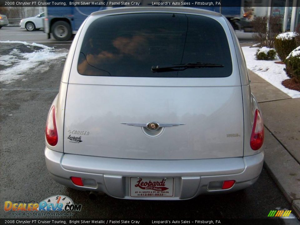 2008 Chrysler PT Cruiser Touring Bright Silver Metallic / Pastel Slate Gray Photo #4