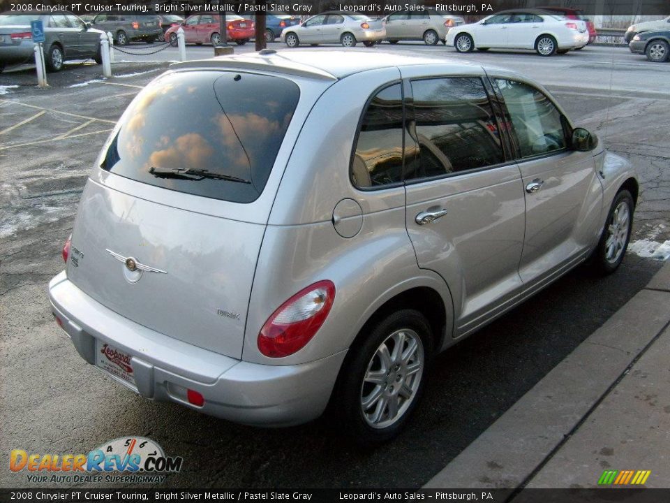 2008 Chrysler PT Cruiser Touring Bright Silver Metallic / Pastel Slate Gray Photo #5