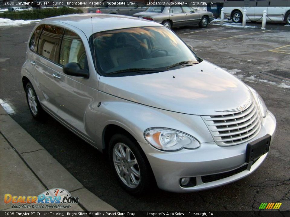 2008 Chrysler PT Cruiser Touring Bright Silver Metallic / Pastel Slate Gray Photo #6